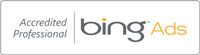 Bing Ads (Formerly Microsoft adCenter) Accredited Professional Badge